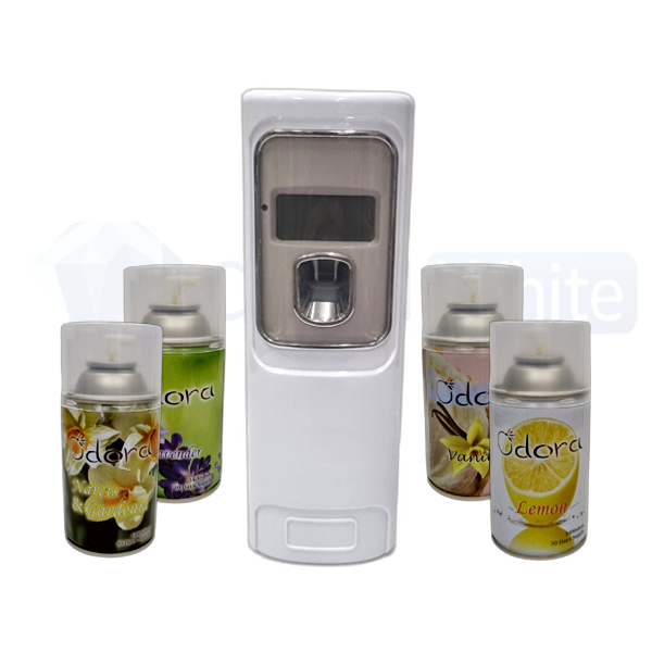 Automatic Digital Aerosol Can Dispenser | Crystalwhite Cleaning Supplies Melbourne