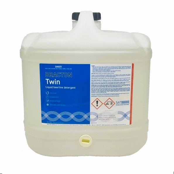Bracton | Twin Liquid Beerline Detergent | Crystalwhite Cleaning Supplies Melbourne