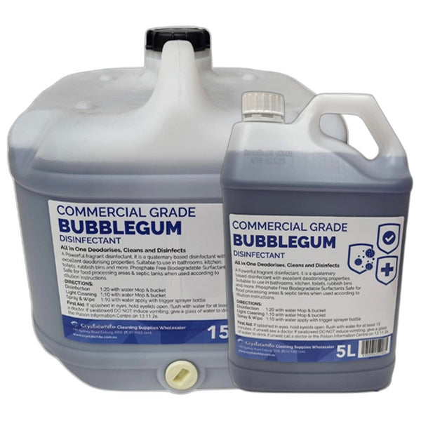 Crystalwhite Cleaning Supplies | Bubble Gum Commercial Grade Disinfectant | Crystalwhite Cleaning Supplies Melbourne