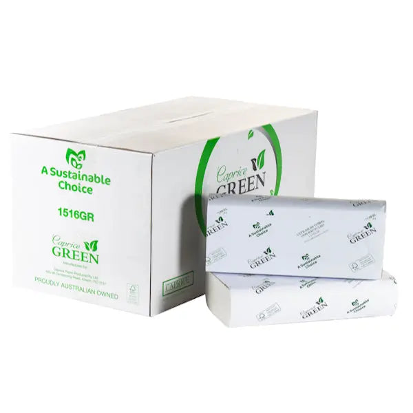 Caprice Green Interleaved Towel 24cm x 23cm | 2400 Sheets