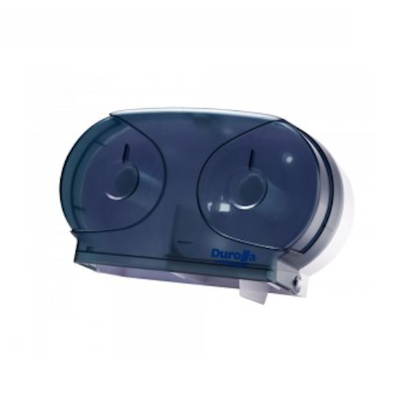 Caprice | Caprice Mini Jumbo Twin Toilet Roll Dispenser (ABS Plastic) | Crystalwhite Cleaning Supplies Melbourne