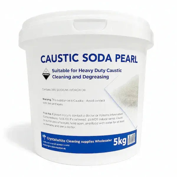 Crystalwhite Cleaning Supplies | Formosoda-P Caustic Soda Pearl Sodium Hydroxide | Crystalwhite Cleaning Supplies Melbourne