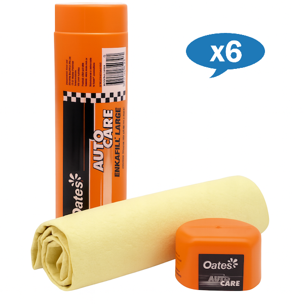 Oates | Chamois Enkafill in a Box 54 x 65cm Carton Quantity | Crystalwhite Cleaning Supplies Melbourne