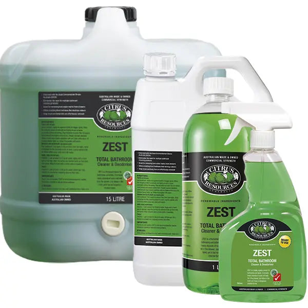 Citrus Resources Zest Concentrated Total Bathroom Cleaner and Deodoriser