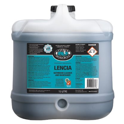 Citrus Resources | Lencia 15Lt Bathroom Cleaner Spray and Forget | Crystalwhite Cleaning Supplies Melbourne