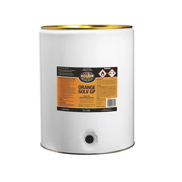 Citrus Resources | Orange Solv GP 20Lt | Crystalwhite Cleaning Supplies Melbourne