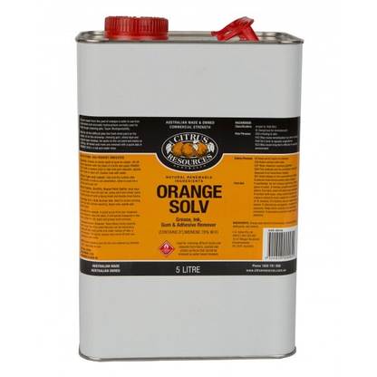 Citrus Resources | Orange Solv GP 5Lt | Crystalwhite Cleaning Supplies Melbourne