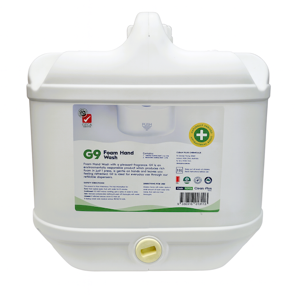 Clean Plus | Clean Plus G9 Foaming Hand Wash | Crystalwhite Cleaning Supplies Melbourne