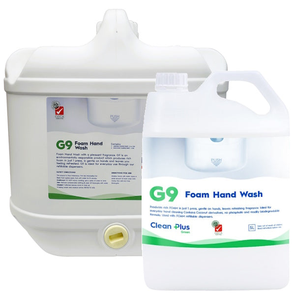 Clean Plus | Clean Plus G9 Foaming Hand Wash | Crystalwhite Cleaning Supplies Melbourne