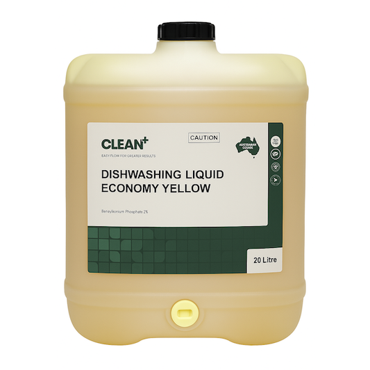 Clean Plus | Sink Dishwashing Liquid Economy Lemon 20Lt | Crystalwhite Cleaning Supplies Melbourne