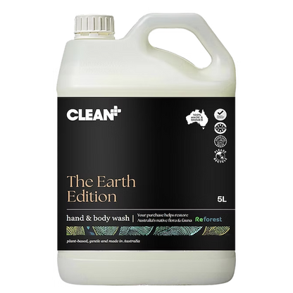Clean Plus | Clean Plus The Earth Edition | Plant Base Hand and Body Wash | Crystalwhite Cleaning Supplies Melbourne