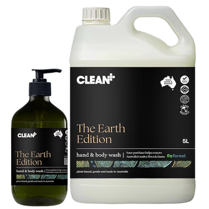 Clean Plus | Clean Plus The Earth Edition | Plant Base Hand and Body Wash | Crystalwhite Cleaning Supplies Melbourne