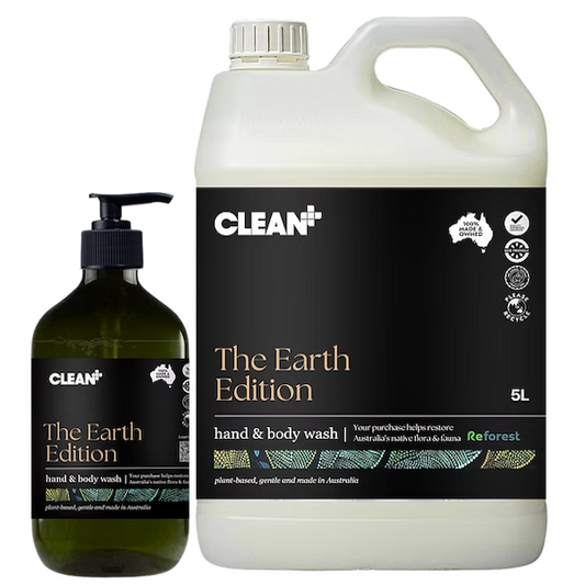 Clean Plus | Clean Plus The Earth Edition | Plant Base Hand and Body Wash | Crystalwhite Cleaning Supplies Melbourne