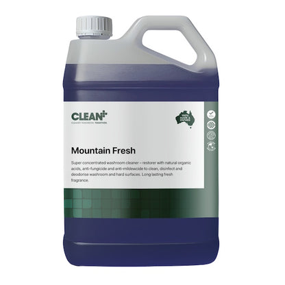 Clean Plus | Mountain Fresh 5Lt Heavy Duty Bathroom Cleaner | Crystalwhite Cleaning Supplies Melbourne