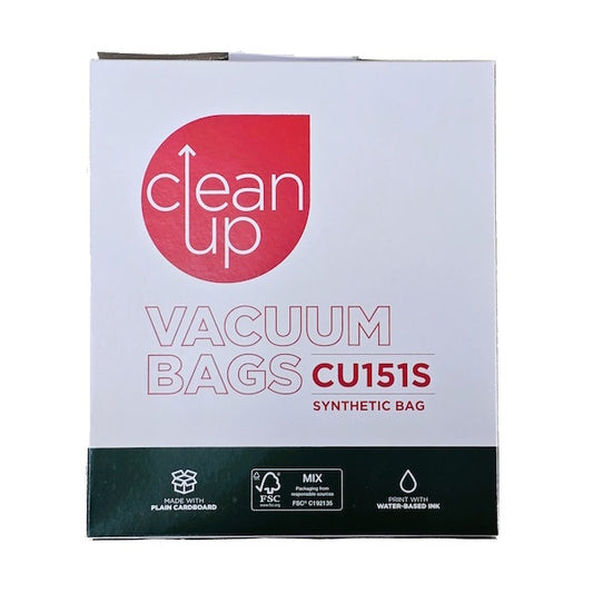 CleanUp by Unifit Vacuum Cleaner Bags CU151S | Replacement of Uni151 and QB151