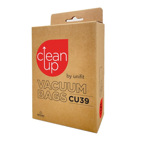Vacspare | CleanUp by Unifit Vacuum Bag CU39 | Crystalwhite Cleaning Supplies Melbourne