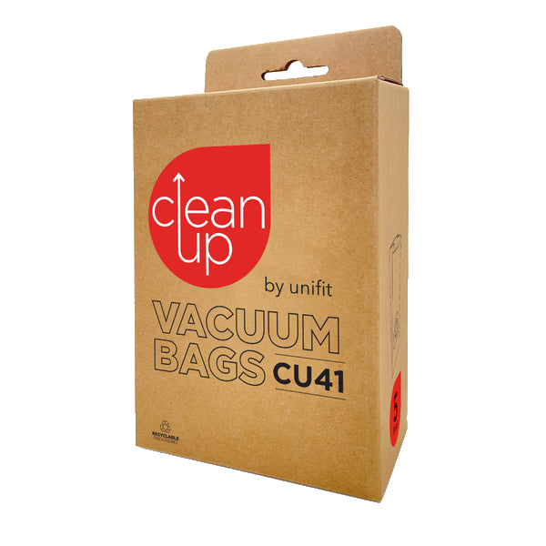 Vacspare | CleanUp by Unifit Vacuum Bags CU41 | Crystalwhite Cleaning Supplies Melbourne