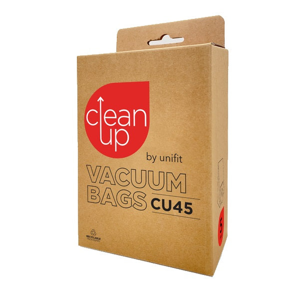 Vacspare | CleanUp by Unifit Vacuum Bag CU45 | Crystalwhite Cleaning Supplies Melbourne