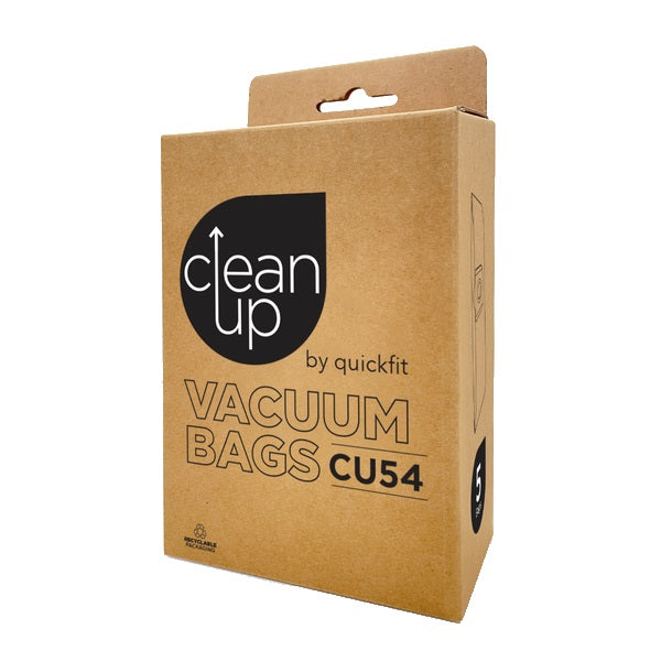 Vacspare | CleanUp by Unifit Vacuum Bags CU54 | Crystalwhite Cleaning Supplies Melbourne