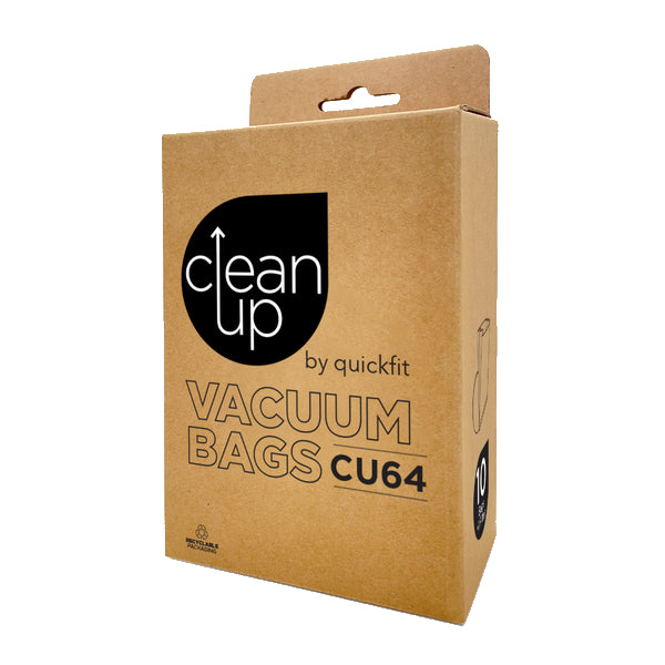 Vacspare | CleanUp by Unifit Vacuum Bags CU64 | Crystalwhite Cleaning Supplies Melbourne