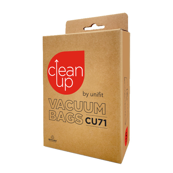 Vacspare | CleanUp by Unifit Vacuum Bags CU71 | Crystalwhite Cleaning Supplies Melbourne