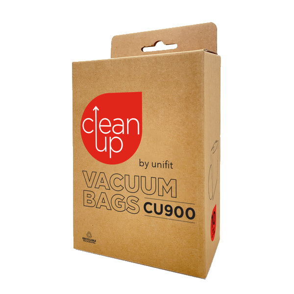 Vacspare | CleanUp by Unifit Vacuum Cleaner Bags CU900 | Crystalwhite Cleaning Supplies Melbourne