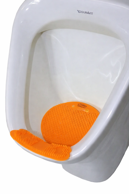 Cleanstar | Drip Catching Urinal Screen 10 Pack Orange | Crystalwhite Cleaning Supplies Melbourne