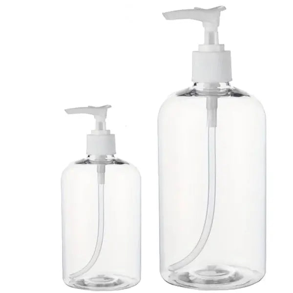 Pump with 500ml or 1Lt Clean PET Bottle