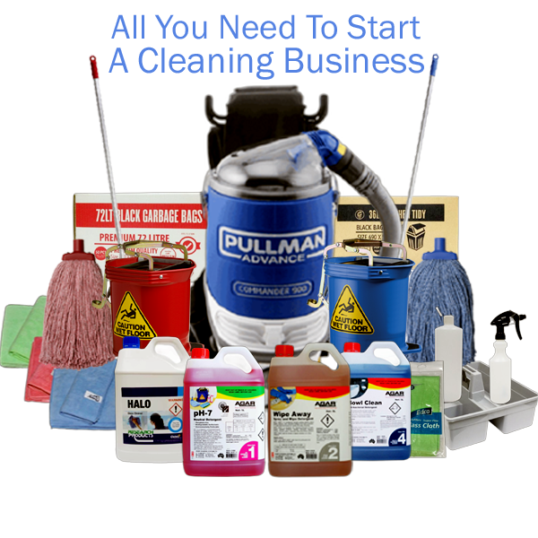Crystalwhite Cleaning Supplies | Cleaning Start-up Kit | Crystalwhite Cleaning Supplies Melbourne