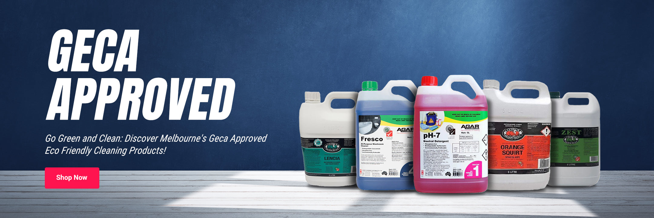 Gecca Approved Cleaning Products