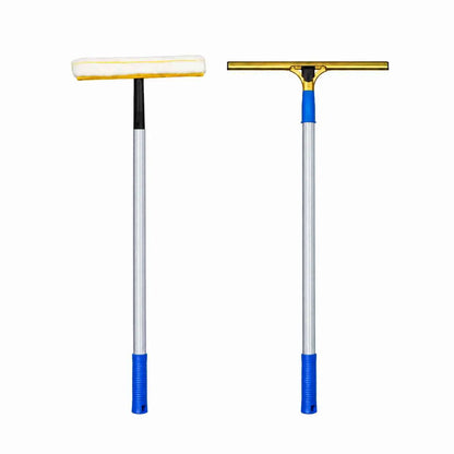Crystalwhite | 35cm Window Washer with 1.10m Telescopic Pole Kit | Crystalwhite Cleaning Suppllies Melbourne