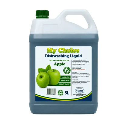 My choice | Apple Detergent Sink Dishwashing 5Lt Biodegradable | Crystalwhite Cleaning Supplies Melbourne