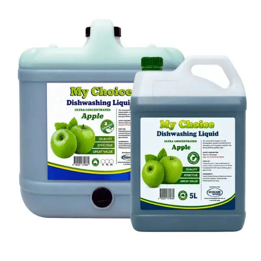 My choice | Apple Detergent Sink Dishwashing Group Biodegradable | Crystalwhite Cleaning Supplies Melbourne