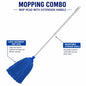 Crystalwhite | Domestic Mopping Combo Mop Head with Handle | Crystalwhite Cleaning Supplies Melbourne.
