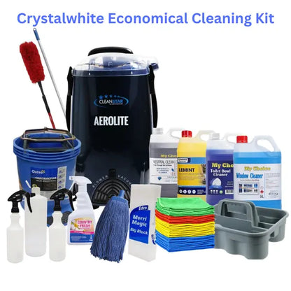 Crystalwhite Cleaning Supplies | Crystalwhite Economical Cleaning Kit | Crystalwhite Cleaning Supplies Melbourne