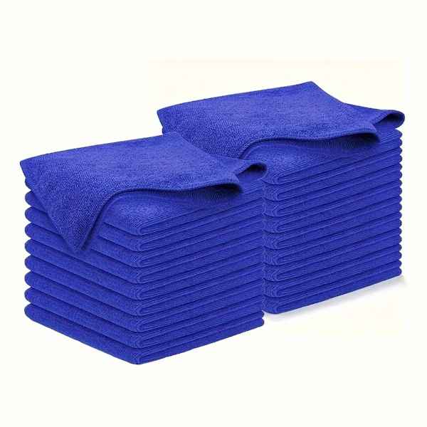 Crystalwhite | Microfibre Cloth Blue [20 Cloths] | Crystalwhite Cleaning Supplies Melbourne