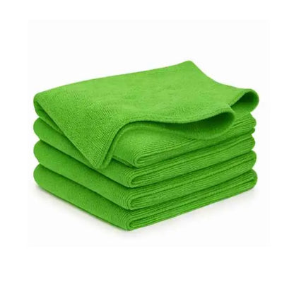 Crystalwhite | Microfibre Cloth 20 Pack (5 Green Colour) | Crystalwhite Cleaning Supplies Melbourne