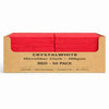 Crystalwhite | Microfibre Cloth Red [50 Cloths] | Crystalwhite Cleaning Supplies Melbourne