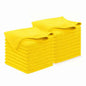 Crystalwhite | Microfibre Cloth Yellow [20 Cloths] | Crystalwhite Cleaning Supplies Melbourne