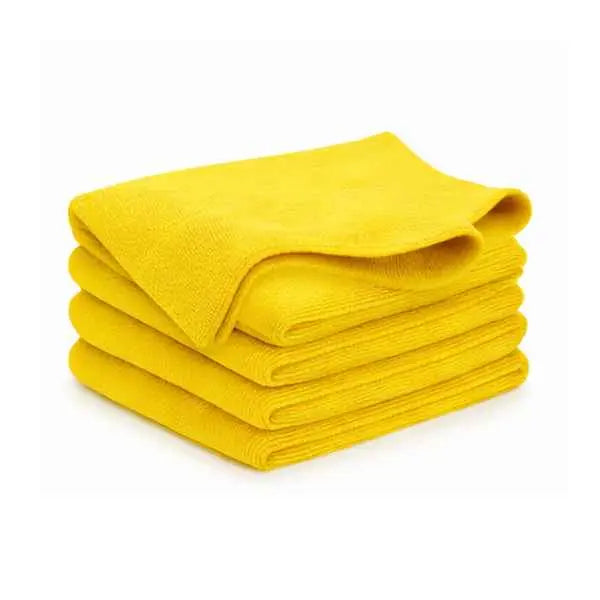 Crystalwhite | Microfibre Cloth 20 Pack (5 Yellow Colour) | Crystalwhite Cleaning Supplies Melbourne