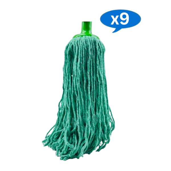 Crystalwhite | Bulk Buy Mop Head 400g Box of 9 | Crystalwhite Cleaning Supplies Melbourne