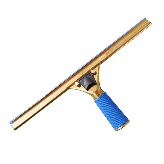 Crystalwhite Brass Squeegee 14" and 18" | Handle and Channel