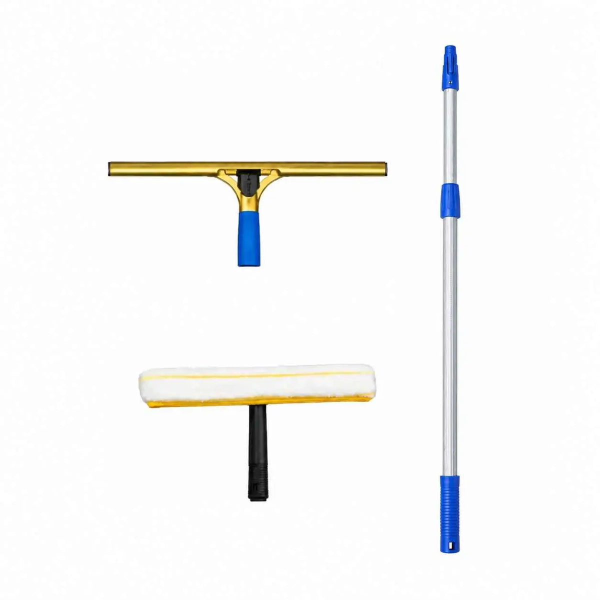 Crystalwhite | 35cm Window Washer with 1.10m Telescopic Pole Kit | Crystalwhite Cleaning Supplies Melbourne