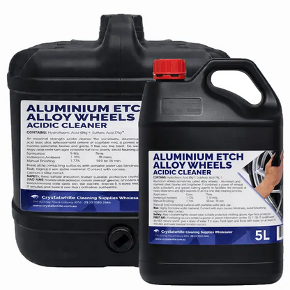 Crystalwhite | Aluminium Etch Alloy Wheels Acidic Cleaner | Crystalwhite Cleaning Supplies Melbourne