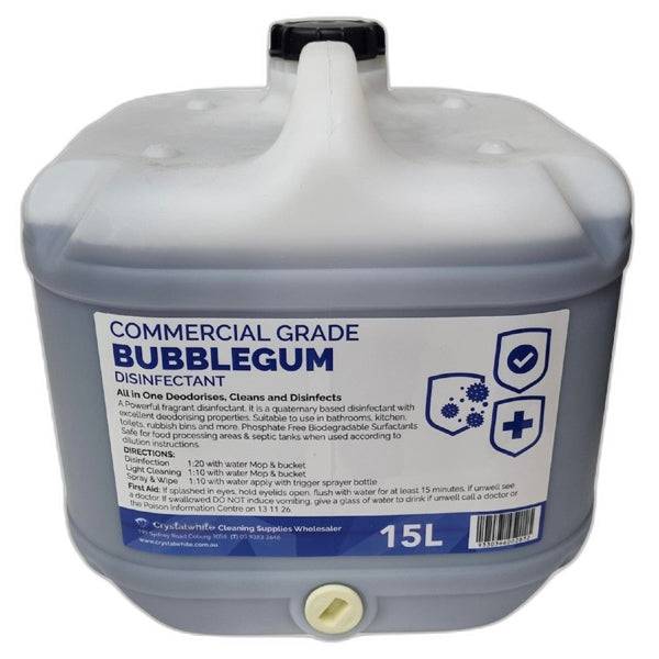 Crystalwhite Bubble Gum Commercial Grade Disinfectant Crystalwhite