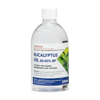 Crystalwhite | Eucalyptus Oil 500ml | Crystalwhite Cleaning Supplies Melbourne