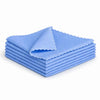 Crystalwhite | Lint Free Glass Cleaning Cloth 40x40cm Blue | Crystalwhite Cleaning Supplies Melbourne