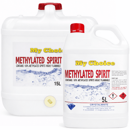 Crystalwhite Cleaning Supplies | My Choice Methylated Spirit | Crystalwhite Cleaning Supplies Melbourne