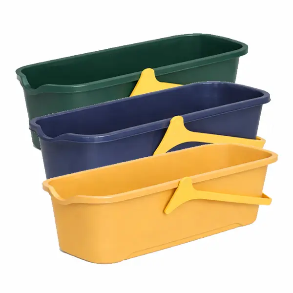Crystalwhite Flat Mop and Window Cleaning Bucket 18Lt