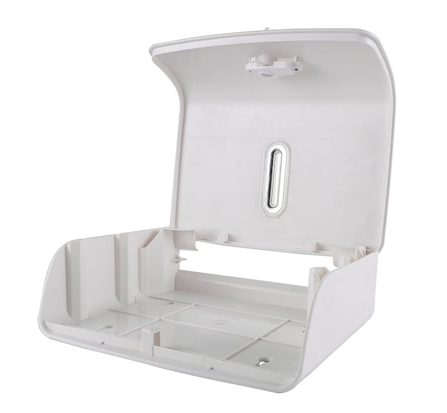 Dolphy Australia | Plaza Ultraslim Paper Towel Dispenser Black or White | Crystalwhite Cleaning Supplies Melbourne